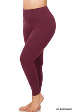 Load image into Gallery viewer, PLUS BETTER COTTON WIDE WAISTBAND POCKET LEGGINGS