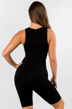 Load image into Gallery viewer, BACK ZIPPER CREW NECK SLEEVELESS DOUBLE JUMPSUIT