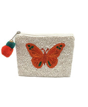 Load image into Gallery viewer, Butterfly Beaded Coin Purse LAC CP 1040 PK