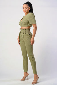 TWO PIECE PANT SET