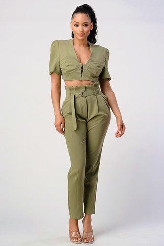 TWO PIECE PANT SET