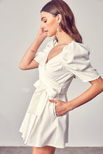 Load image into Gallery viewer, WRAP FRONT SIDE TIE ROMPER
