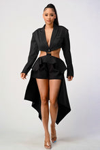 Load image into Gallery viewer, Chic Cut Out Blazer Romper