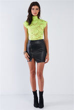 Load image into Gallery viewer, Lace Collared Short Sleeve Bodysuit