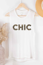 Load image into Gallery viewer, LEOPARD CHIC GRAPHIC MUSCLE TANK