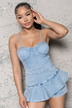 Load image into Gallery viewer, STRETCHY DENIM BODYSUIT