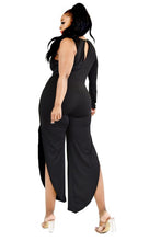 Load image into Gallery viewer, PLUS ONE SLEEVE CUTOUT JUMPSUIT