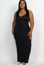 Load image into Gallery viewer, PLUS SIZE RACER BACK MAXI DRESS