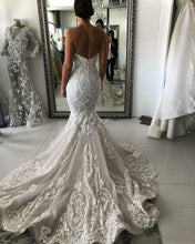 Load image into Gallery viewer, Sweetheart Lace Mermaid Wedding Dress