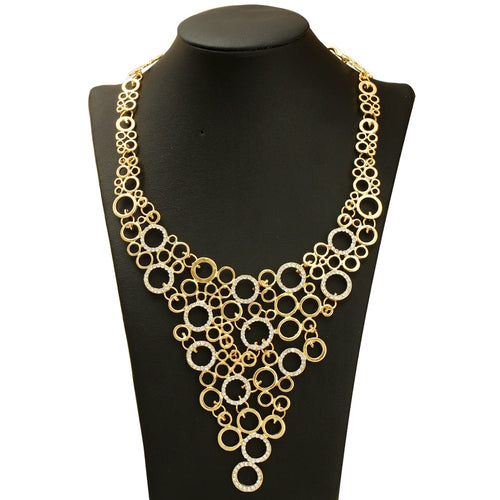 Hollow Flower choker statement necklaces for women Fashion Chokers 2017 Collar Women Jewelry party Chunky Necklace Collier