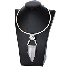 Load image into Gallery viewer, Silver Plated Bohemian Necklace