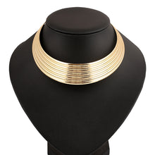 Load image into Gallery viewer, Choker Statement Necklace
