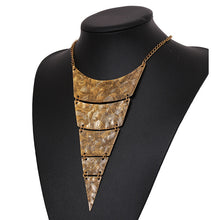 Load image into Gallery viewer, Geometric Triangle Choker Necklace