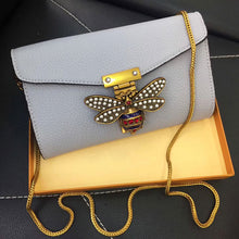 Load image into Gallery viewer, Leather Bee Clutch