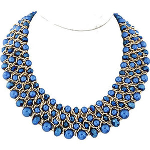 Multi-Colored Pearl Bead Necklace