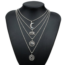Load image into Gallery viewer, Bohemian Multi Layered Necklace