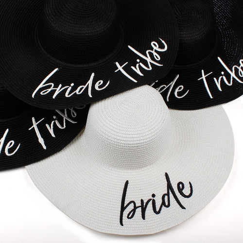 Bride Tribe Beach Wedding Floppy Sun Hat