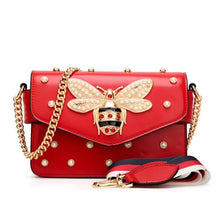 Load image into Gallery viewer, Bee Shoulder Pearl Bag