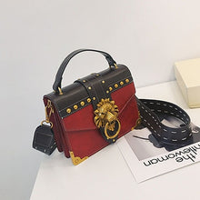 Load image into Gallery viewer, Lion Head Lock Handbag