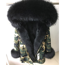 Load image into Gallery viewer, Fur Coat Parka