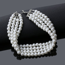 Load image into Gallery viewer, Pearl Necklace Choker