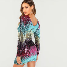 Load image into Gallery viewer, Sequin Round Neck Dress